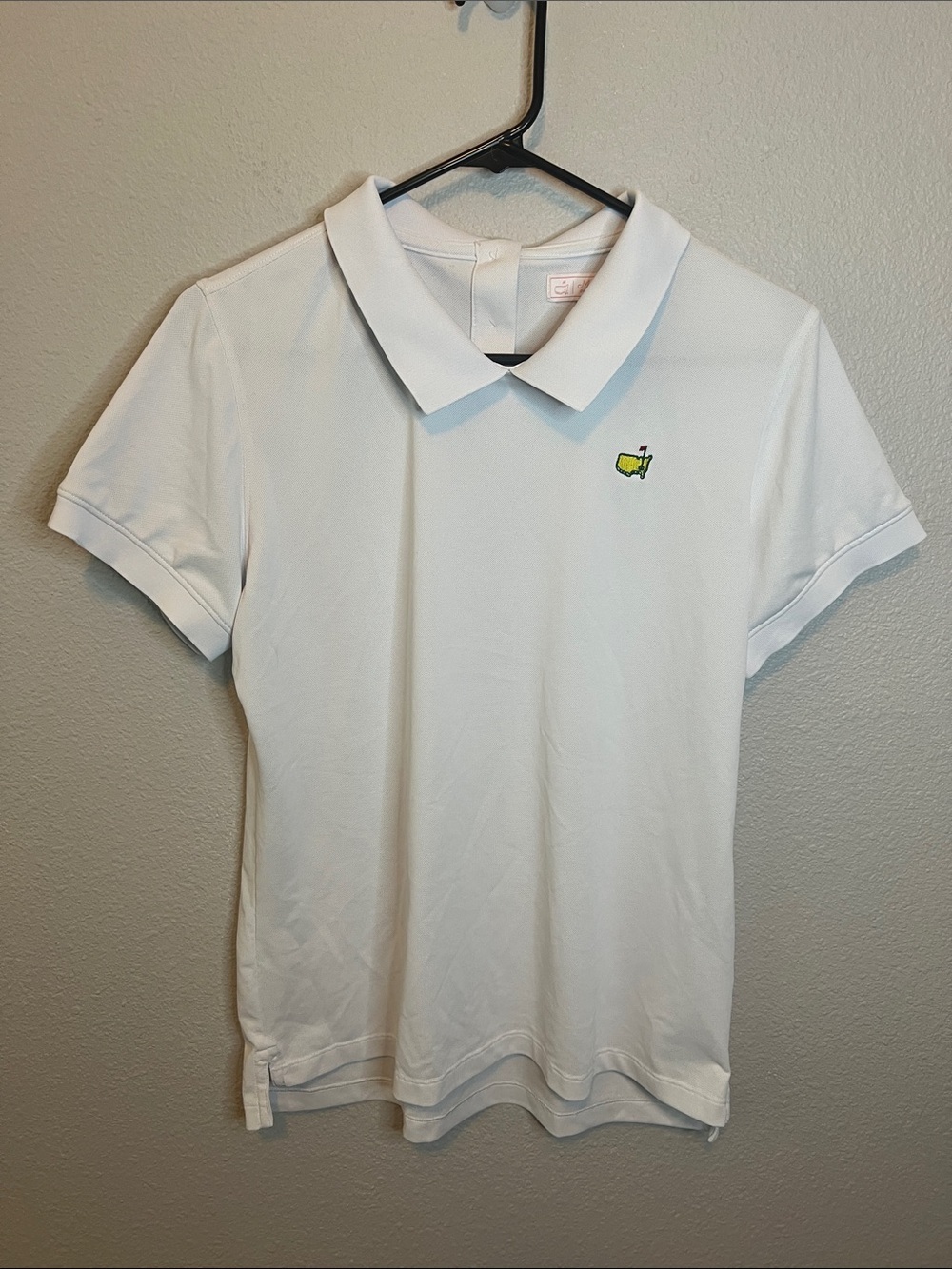Peter Millar Master’s Embroidered Polo White Size Medium *Flaw